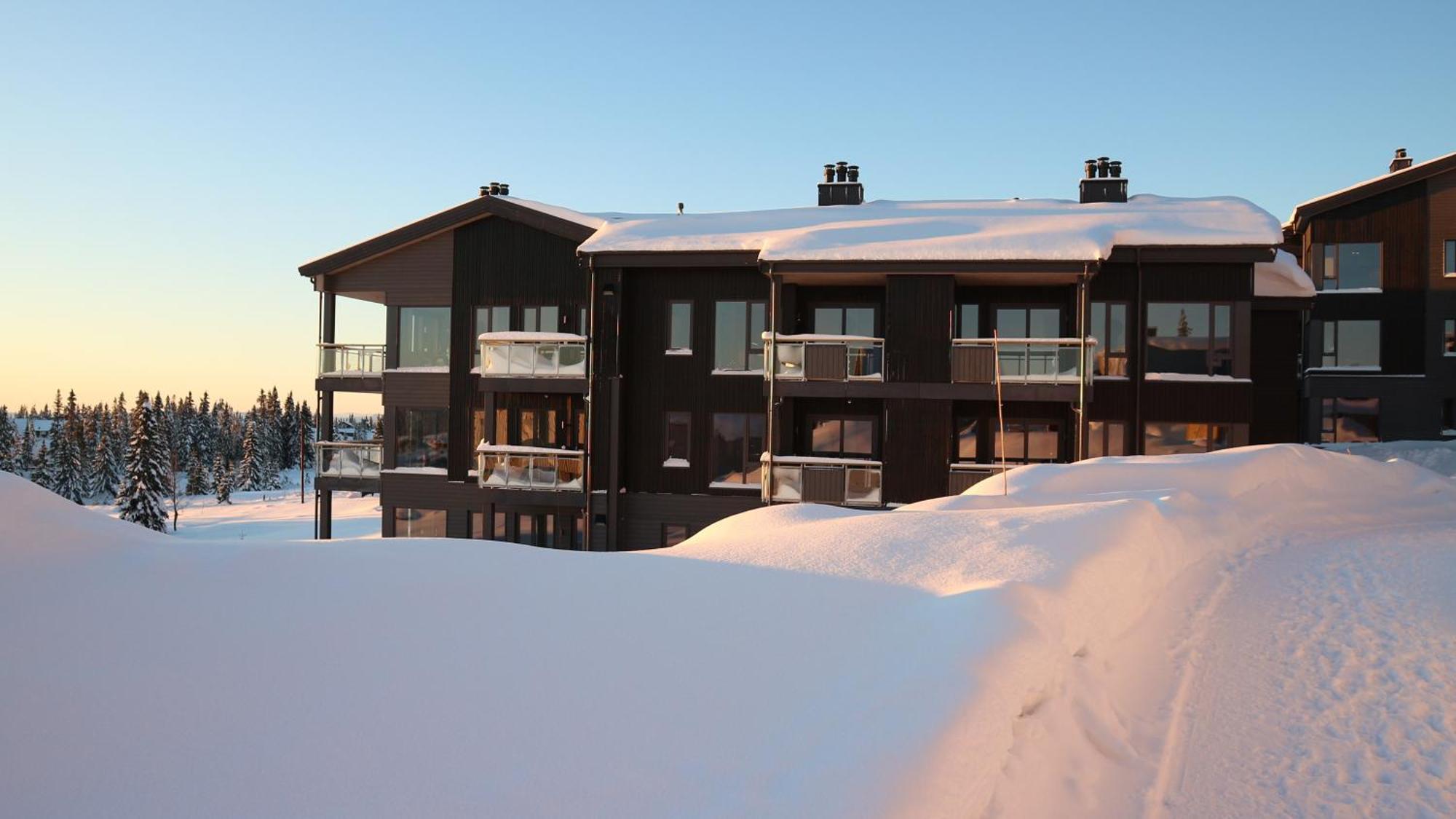 Beautiful Penthouse With Panoramic View At Sjusjoen Daire Dış mekan fotoğraf