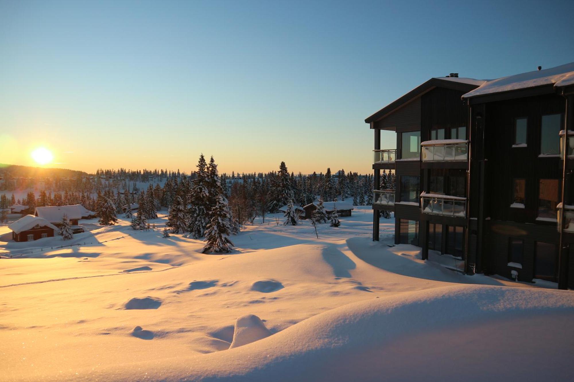 Beautiful Penthouse With Panoramic View At Sjusjoen Daire Dış mekan fotoğraf