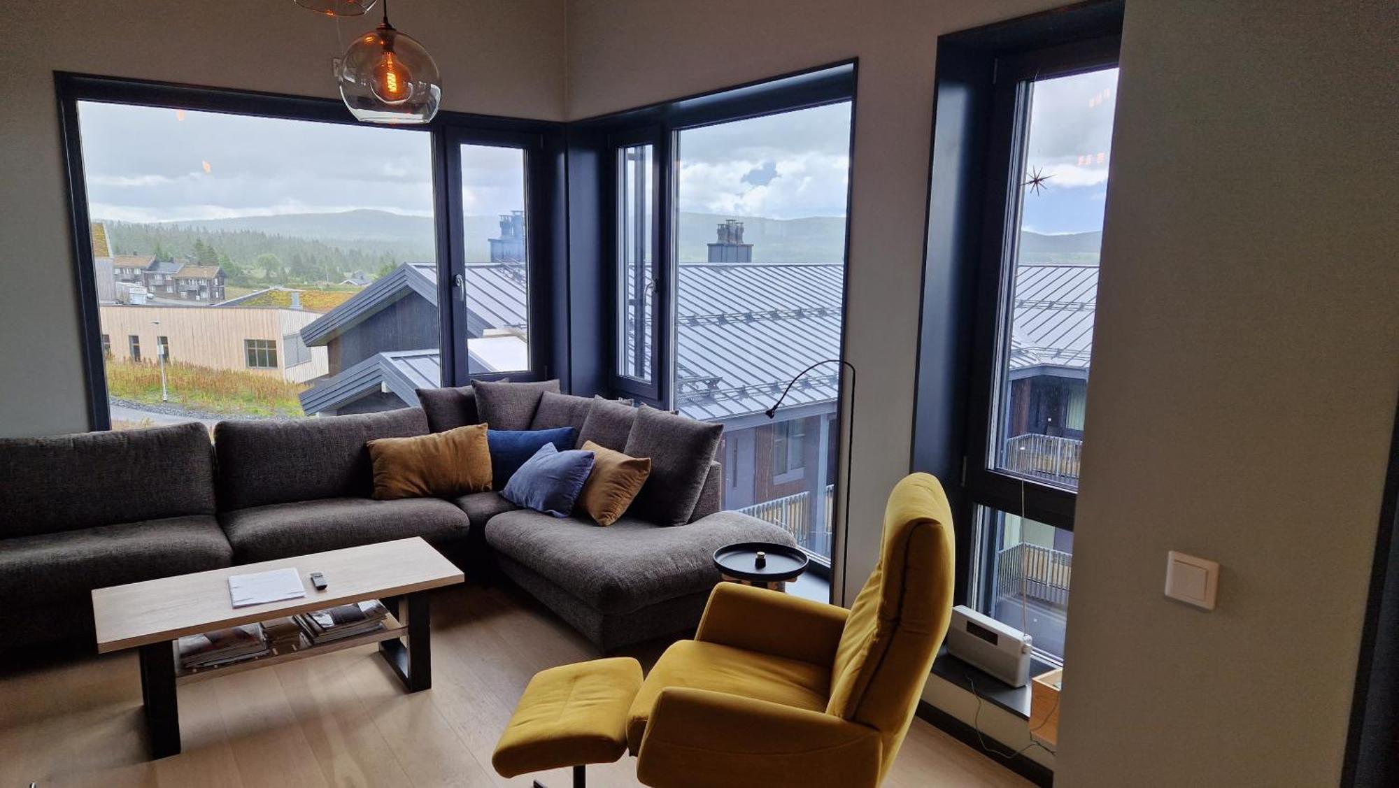 Beautiful Penthouse With Panoramic View At Sjusjoen Daire Dış mekan fotoğraf